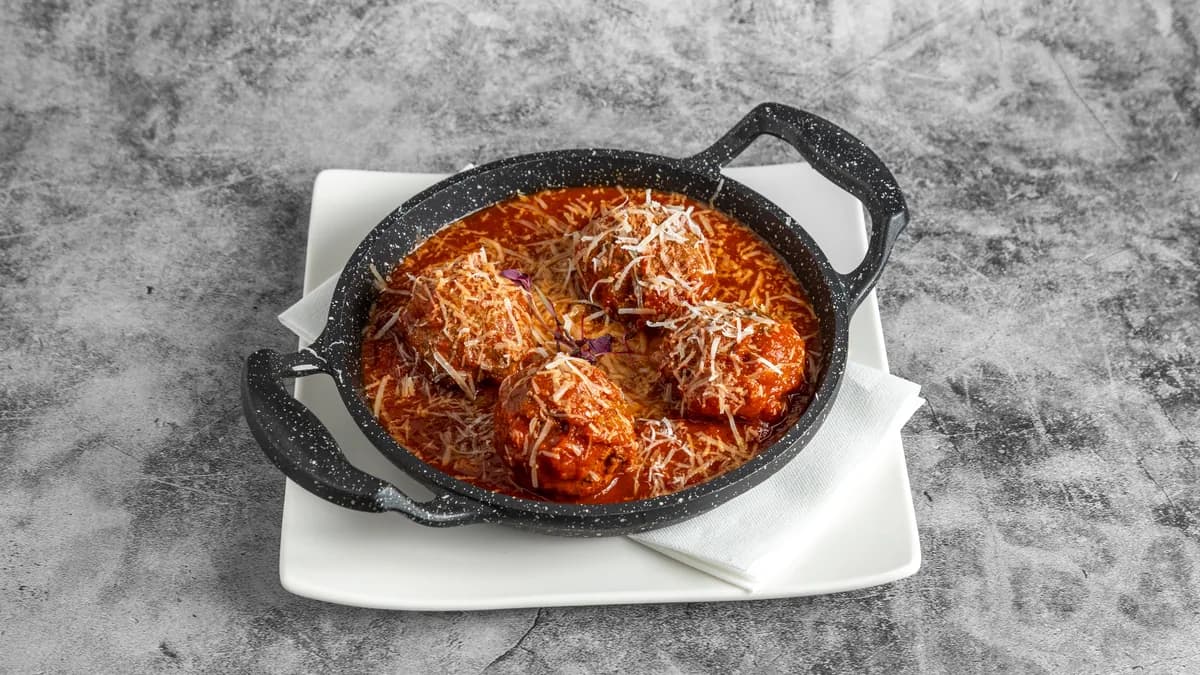 Prime Fire meatballs in tomato sauce